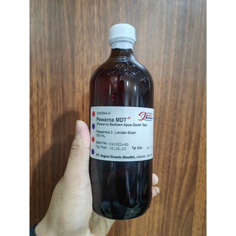 EOSIN 500 ML REAGENSIA 2 PEWARNA MDT INDOREAGEN DIAGNOSTICS