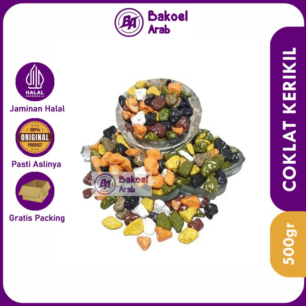 

Cokelat Kerikil Kualitas Premium 500Gr Stone Chocolate Rock Coklat SebagaI Mood Booster Oleh Oleh Haji Umroh Souvenir Pernikahan