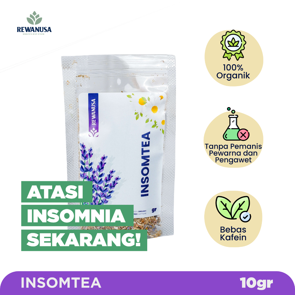 

REWANUSA InsomTea / Teh Insomnia / Teh Untuk Susah Tidur Ampuh - 10gr