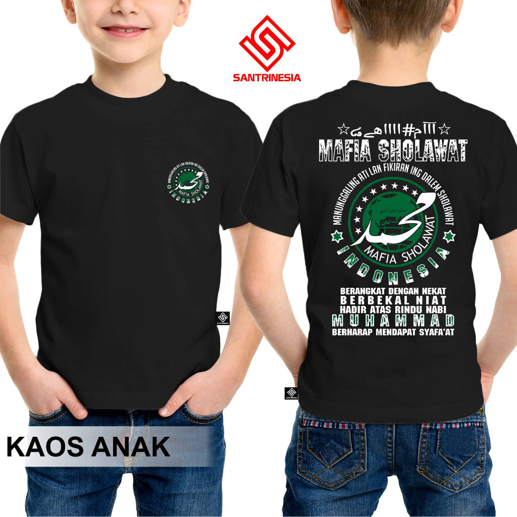 Santrinesia Kaos Anak Mafia Sholawat Mafis Nusantara Abah Ali Gondrong Pecinta Sholawat Indonesia