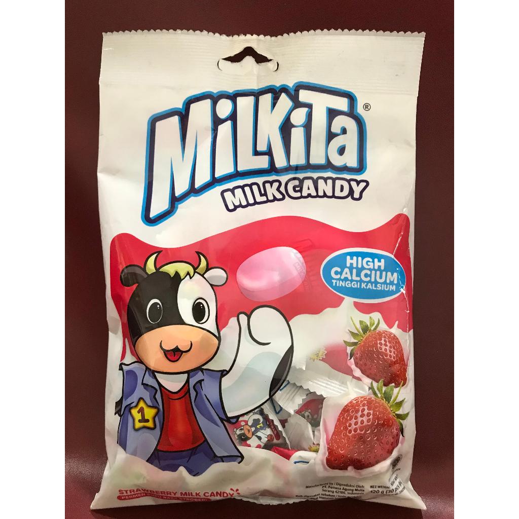 

Milkita Candy Strawberry 30PCS - Permen Rasa Strawberry