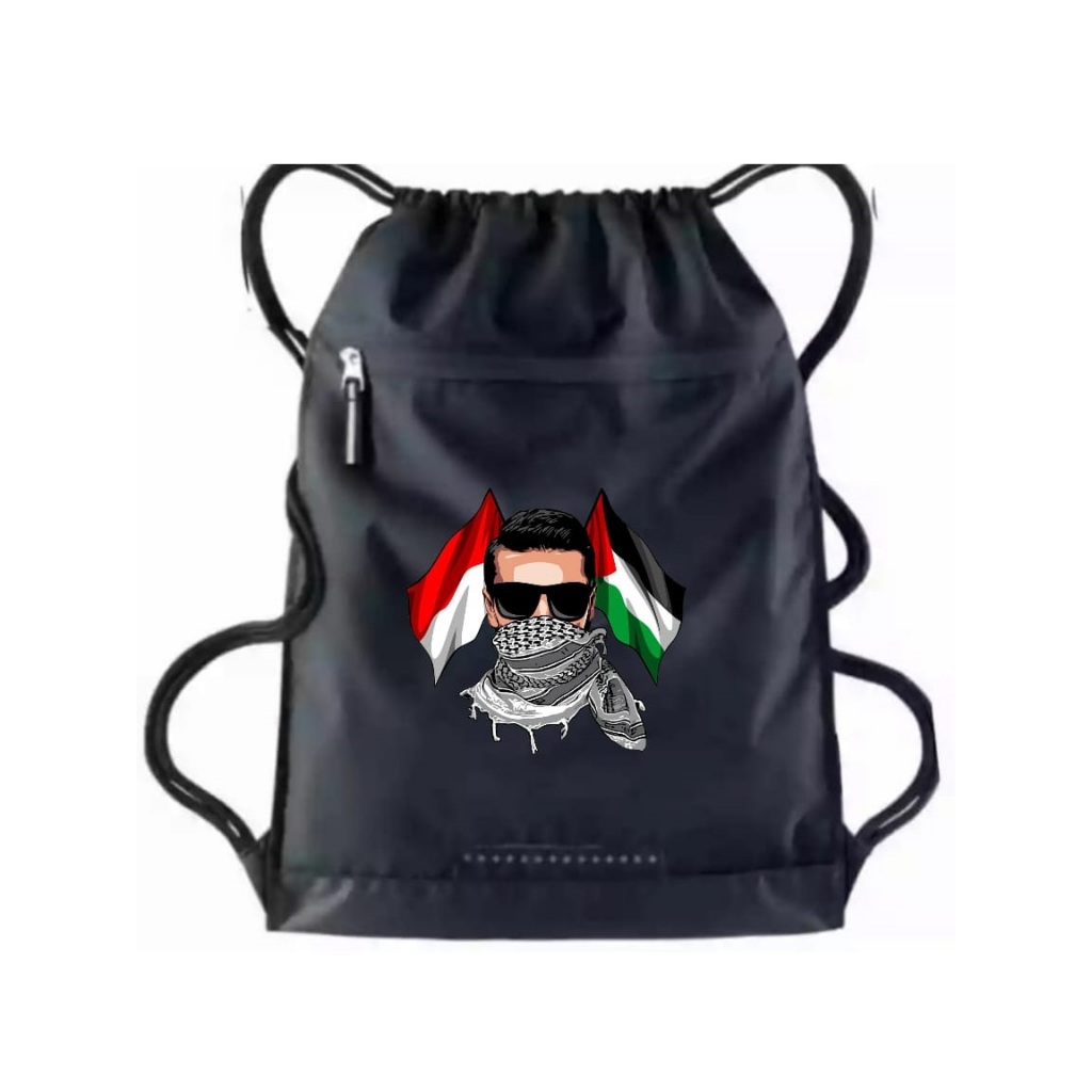 Tas Serut Pria Anti Air palestin / Tas serut wanita palestina Anti air / tas ransel selempang string