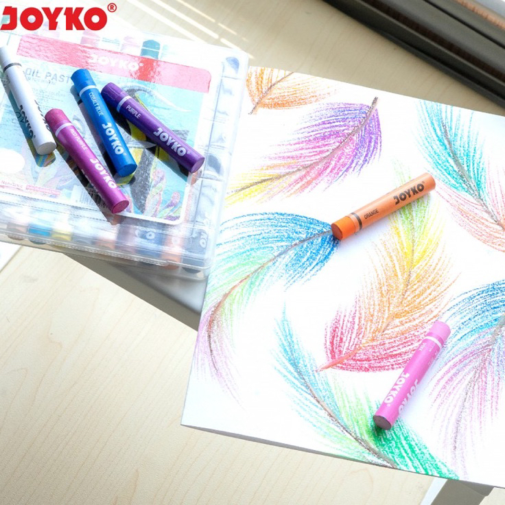 

➧✾ Crayon Minyak Oil Pastel Joyko OP-12CR 12warna