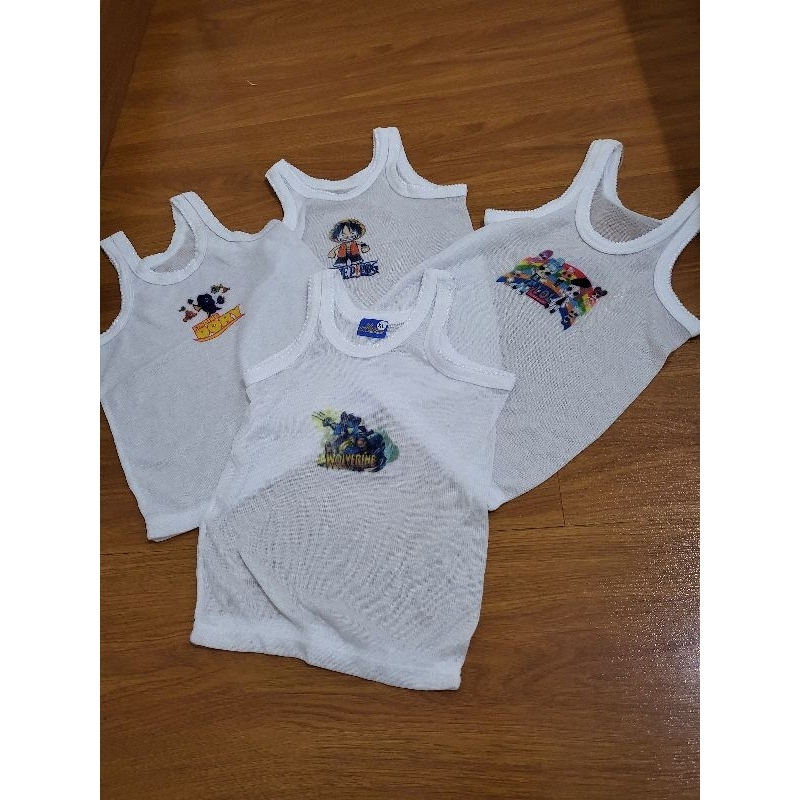 Kaos dalam anak 6 pcs, kaos sangsang, singlet
