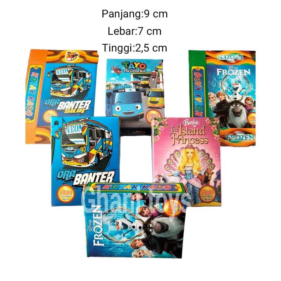 

100pc kotak kado kadoan kosong untuk hadiah//kado kosong//mainan kado kadoan//kotak berhadiah