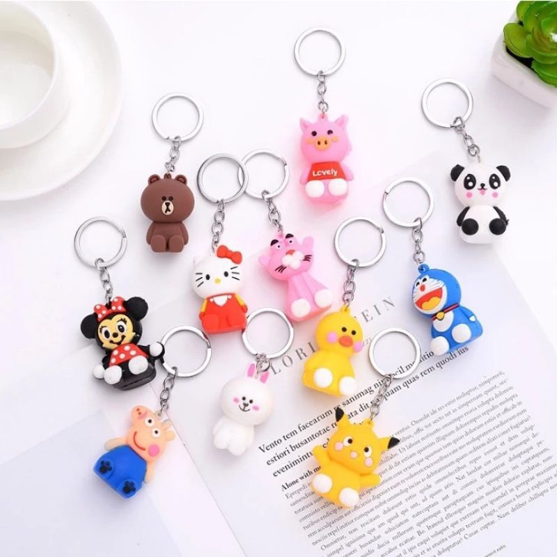 Gantungan Kunci Karakter / Keychain / Gantungan Kunci Lucu / Gantungan Boneka Gantungan Kunci Karakt