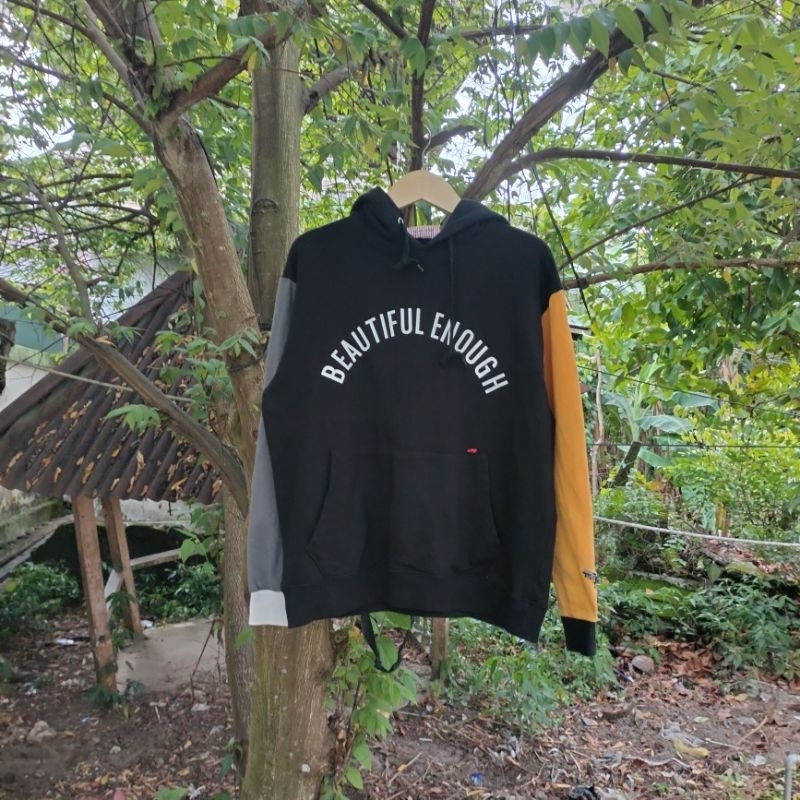 HOODIE BEAUTIFUL ENOUGH 3 TONE
