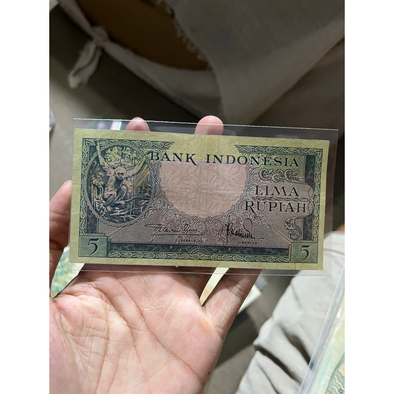 Uang Kuno 5 Kera 1957 Beredar