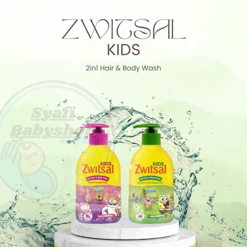 ZWITSAL KIDS 2 IN 1 HAIR & BODY WASH 280ml