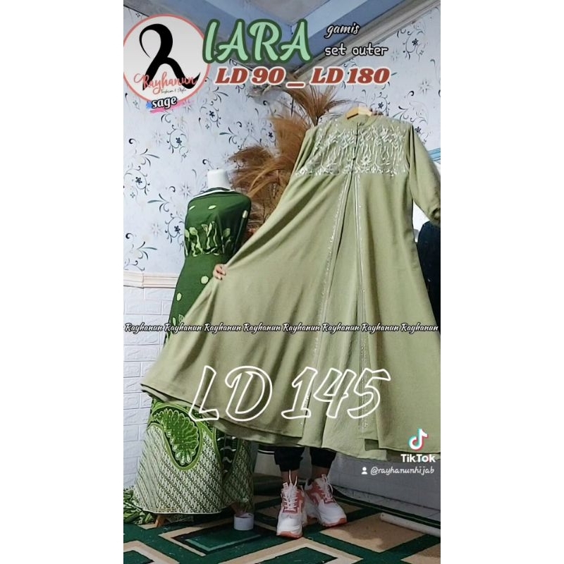 IARA GAMIS PESTA SET OUTER SUPER JUMBO by RAYHANUN ld 90 sampai ld 130 140 150 160 170 180
