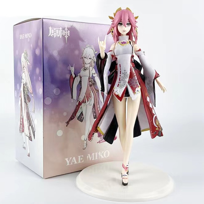 Genshin Impact Yae Miko Halus Action Figure 19cm