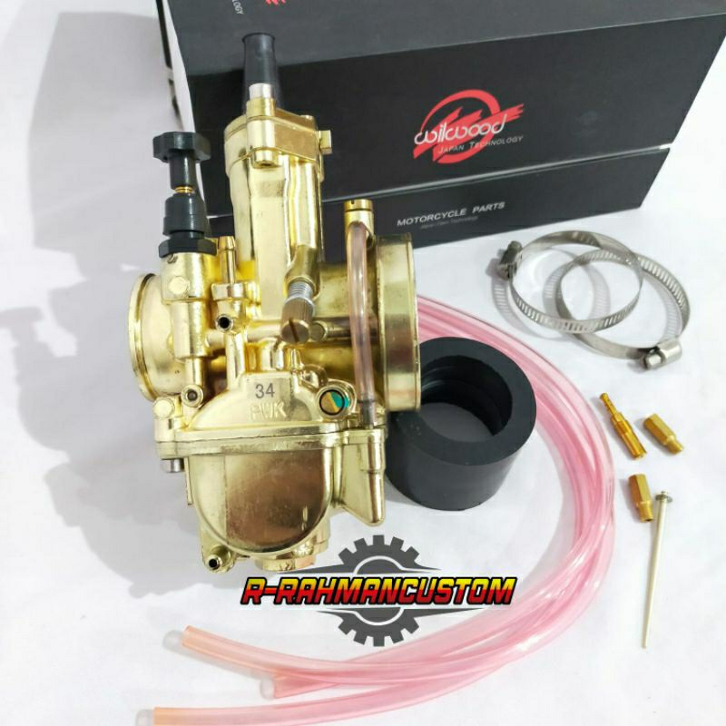 KARBU KARBURATOR KARBURASI PWK 34 KARBU PWK 34 KARBURATOR PWK 34 GOLD