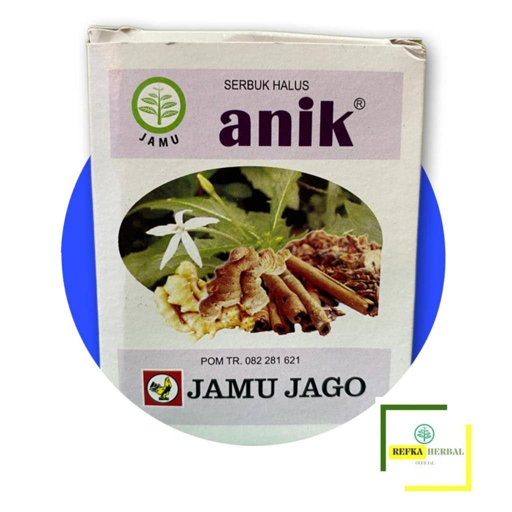 Jamu Anik Serbuk Halus Jamu Jago (khusus untuk perokok)