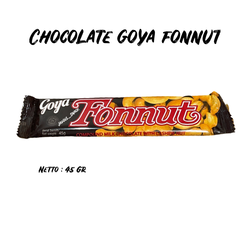 

Cokelat Goya Fonnut 45 Gr Rasa Cokelat Cashew by Jadoel_Snack