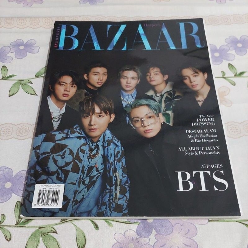 Harper's BAZAAR INDONESIA Januari/Februari 2022 Special BTS Cover & 35 Pages Official