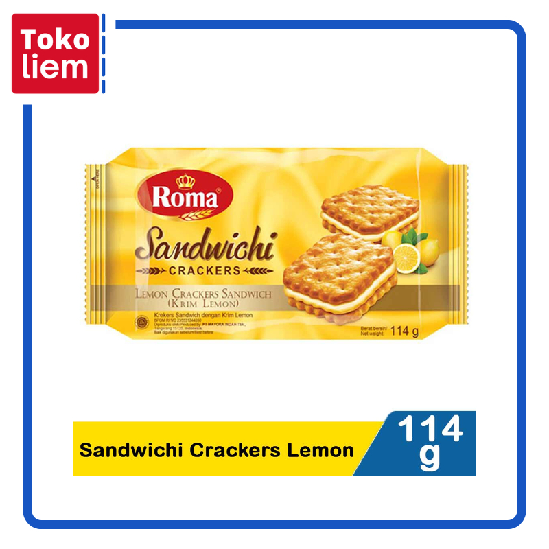 

Roma Sandwichi Crackers Lemon 114G