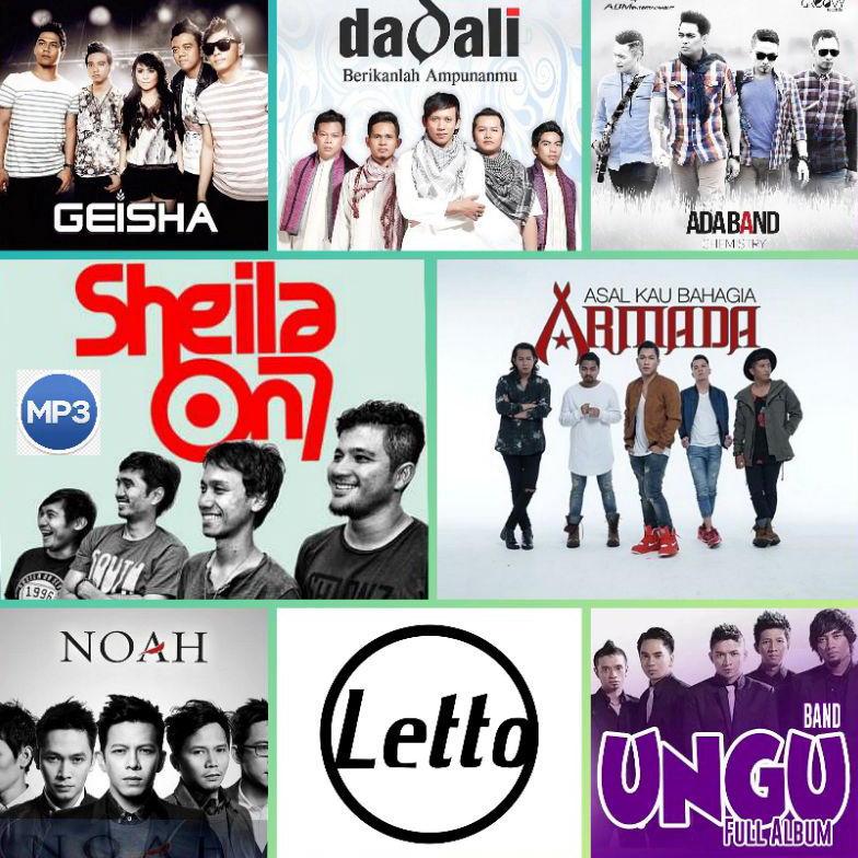 Terbaru 8.8 Kaset Mp3 Lagu Band Indonesia Terpopuler Terlaris - Kaset CD Original Lagu Pop Indonesia