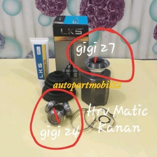 CV Joint Dalam As Roda Depan Dalam Honda HRV Matic Sebelah Kanan