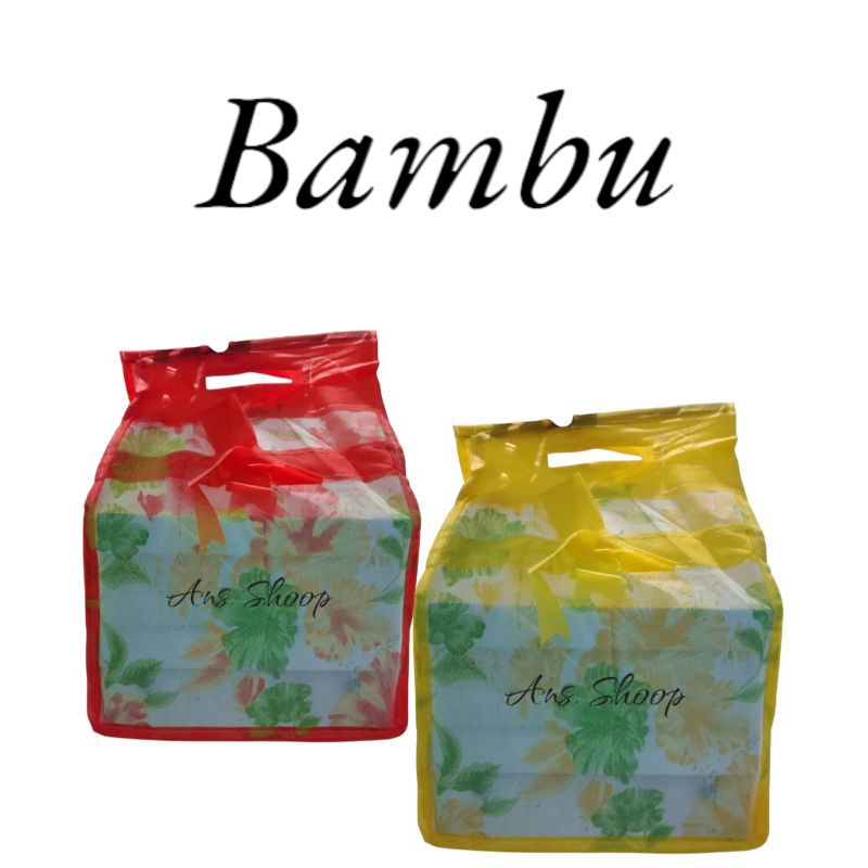 

goodiebag bambu, tas hajatan, akikah, besek, sovenir uk 20x20 isi 12 pic