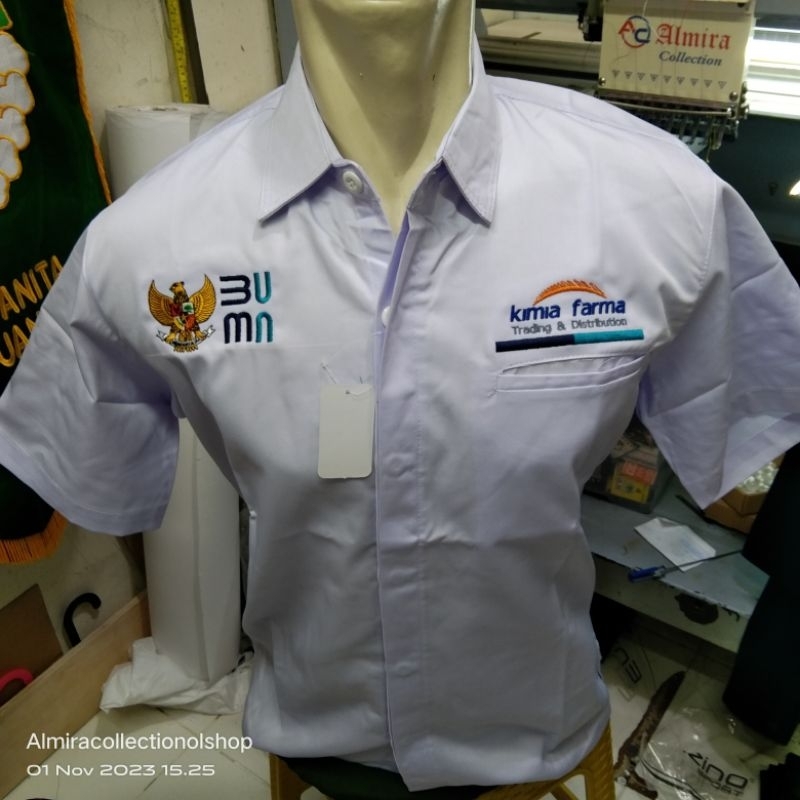 kemeja KIMIA FARMA baju bumn kimia Farma