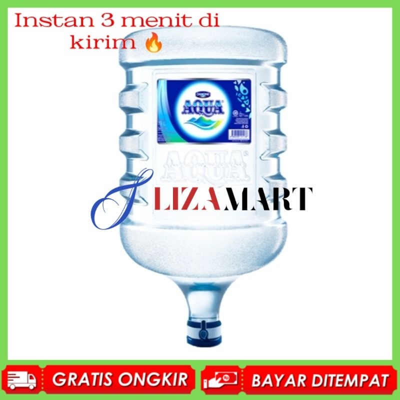 Galon Aqua 19 Liter Aqua Galon 100% Asli Galon Kosong