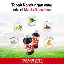 Madu Nurutenz 280gr - herbal Meringankan gejala hipertensi.