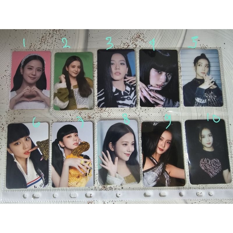 JISOO BLACKPINK PHOTOCARD OFFICIAL