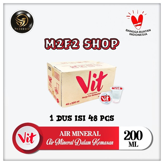 

Air Mineral Vit Gelas | Cup - 200 ml Kemasan Karton)