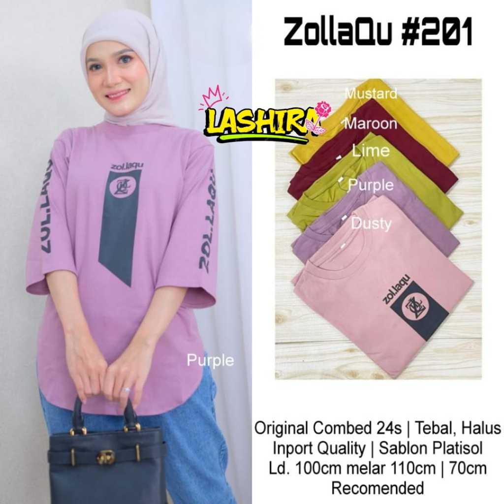 zolaqu-201 kaos jumbo ld 110 blouse bluss blus bluse baju atasan katun wanita perempuan cewek remaja