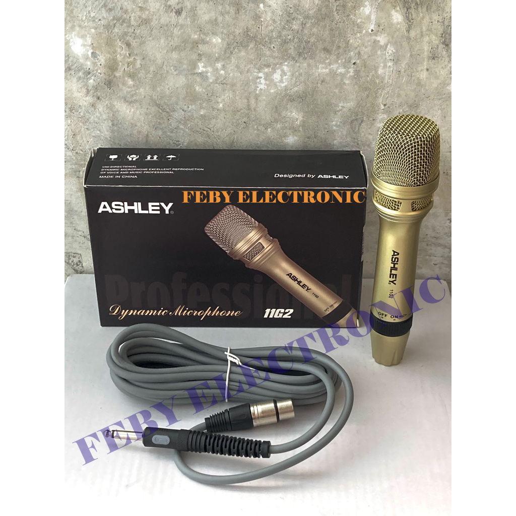 Mic kabel ASHLEY 11G2 / 11 G2 / 11-G2 ORIGINAL MIC ASHLEY MICROPHONE