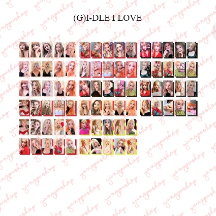 [READY / SET] (G)I-DLE I LOVE GIDL PHOTOCARD UNOFFICIAL FANMADE YANGPASHOP GIDLE SOYEON MIYEON YUQI
