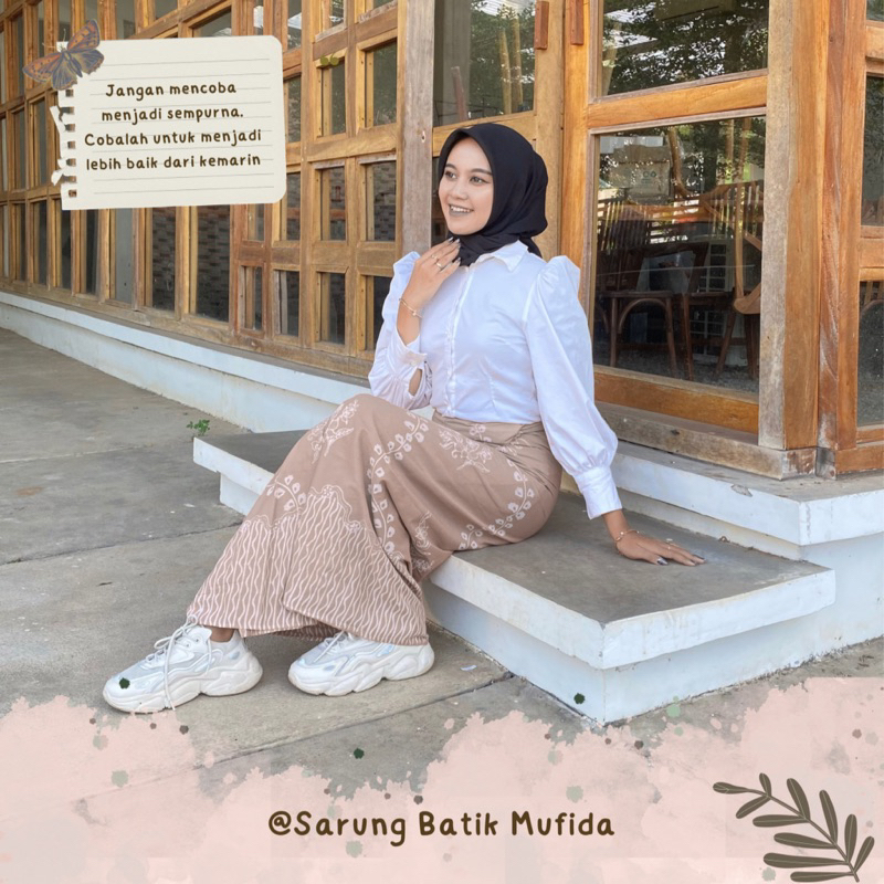 Sarung Katun Santri Putri Batik Mufida