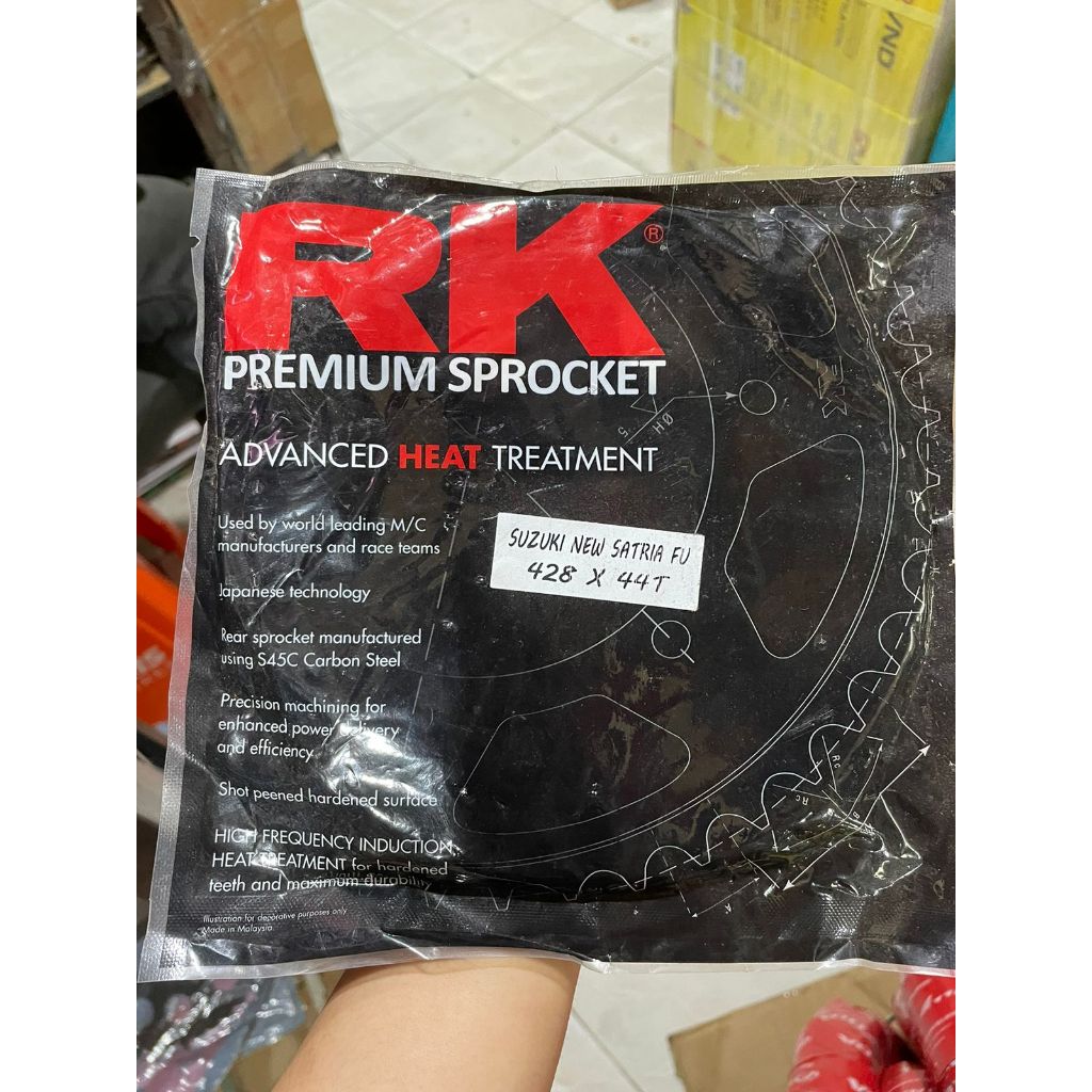 GEAR BELAKANG RK TAKASAGO SATRIA FU OLD FU NEW FU FI 428 TEBAL