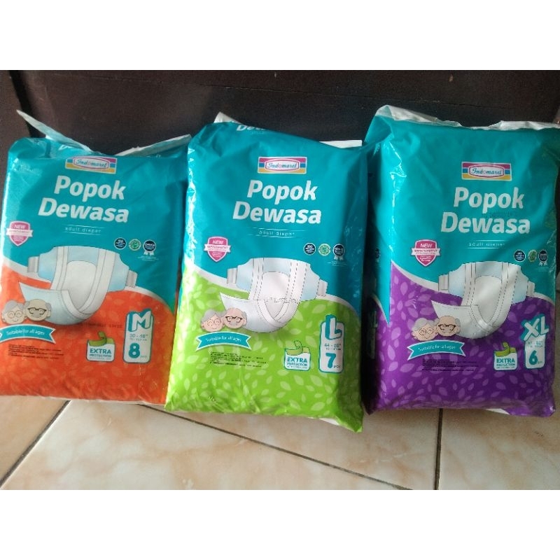 Indomaret Popok Dewasa perekat / Adult diapers / popok Dewasa
