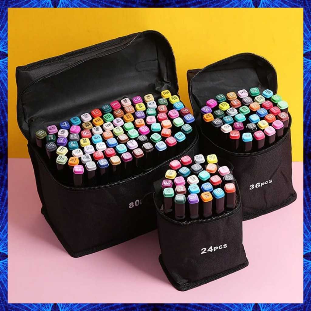 

Stabilo Spidol Warna Sketsa Umum Dua Sisi Kepala Tulis Luas dan Halus Double Headed General Touch Marker Pen Animation Set Markers Dual Side Fine Art Brush Twin Market Set 24pcs, 48pcs, 80pcs All In One Multi Color Pena Pensil