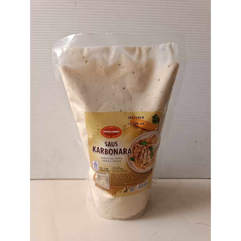 

Prima agung saus karbonara 1 kg / saus carbonara
