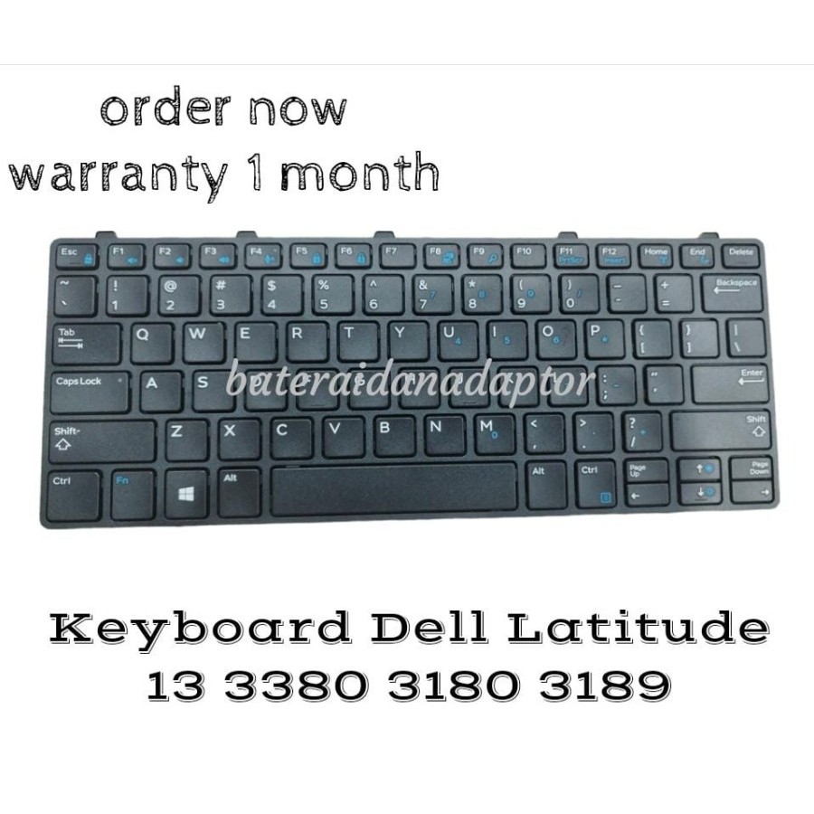 Keyboard Dell Latitude 13 3380 3180 3189