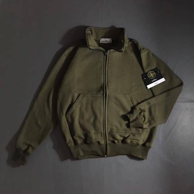 JAKET TRACKTOP STONE ISLAND FULL TAG LABEL