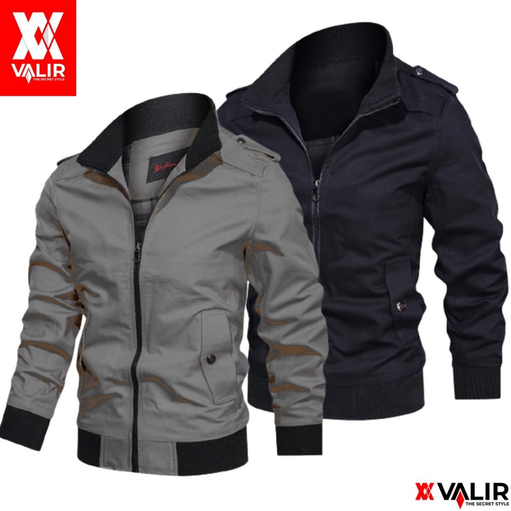 Valir  Noise - Jaket Pria Keren Terbaru Model Outdoor Bahan Taslan Waterproof
