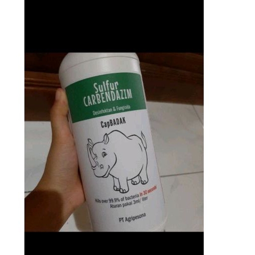 Disinfektan Fungisida Cap Badak 1liter sulfur  Carbendazim