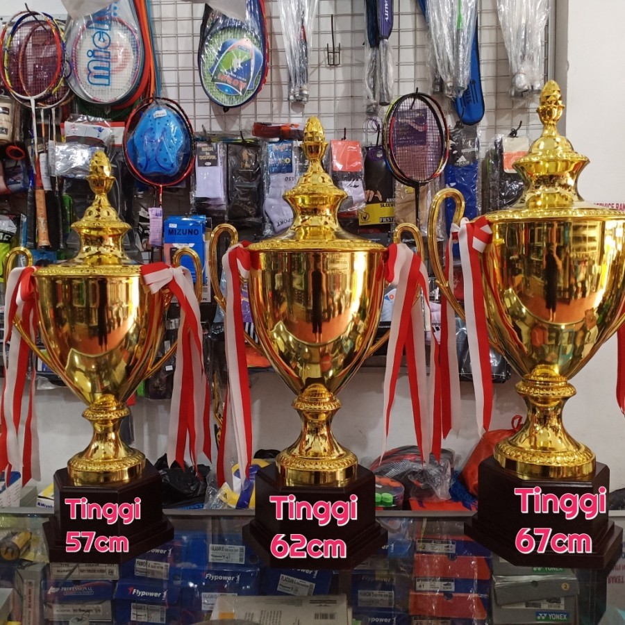 piala trophy import cup bahan logam tinggi 67 cm