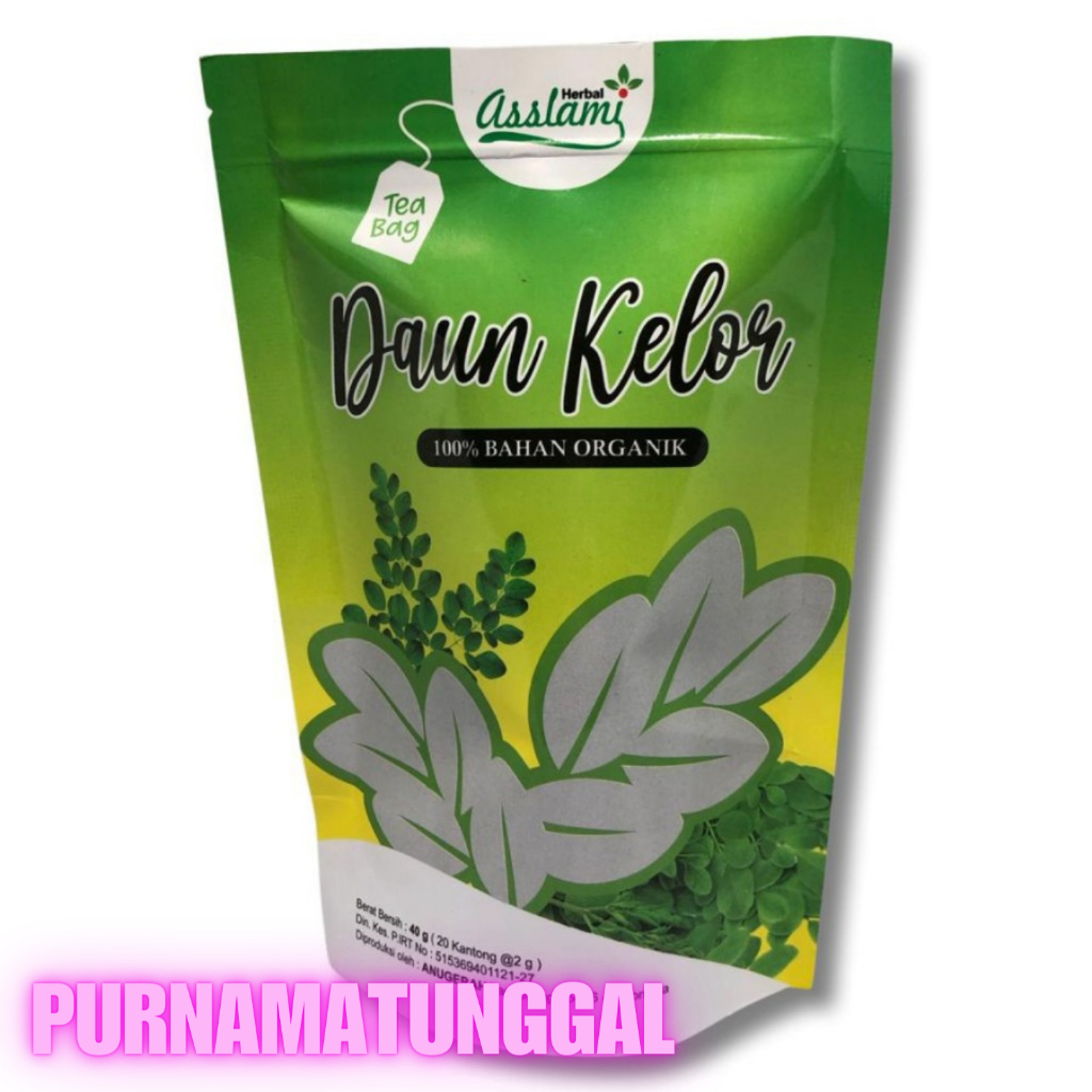 

Teh Celup Daun Kelor Asslami 20 Kantong Celup Teh Daun Kelor ORIGINAL