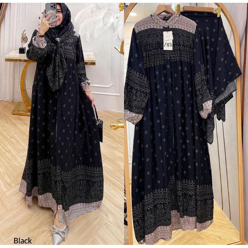 Gamis Rayon + Hijab Rayon Twill Import