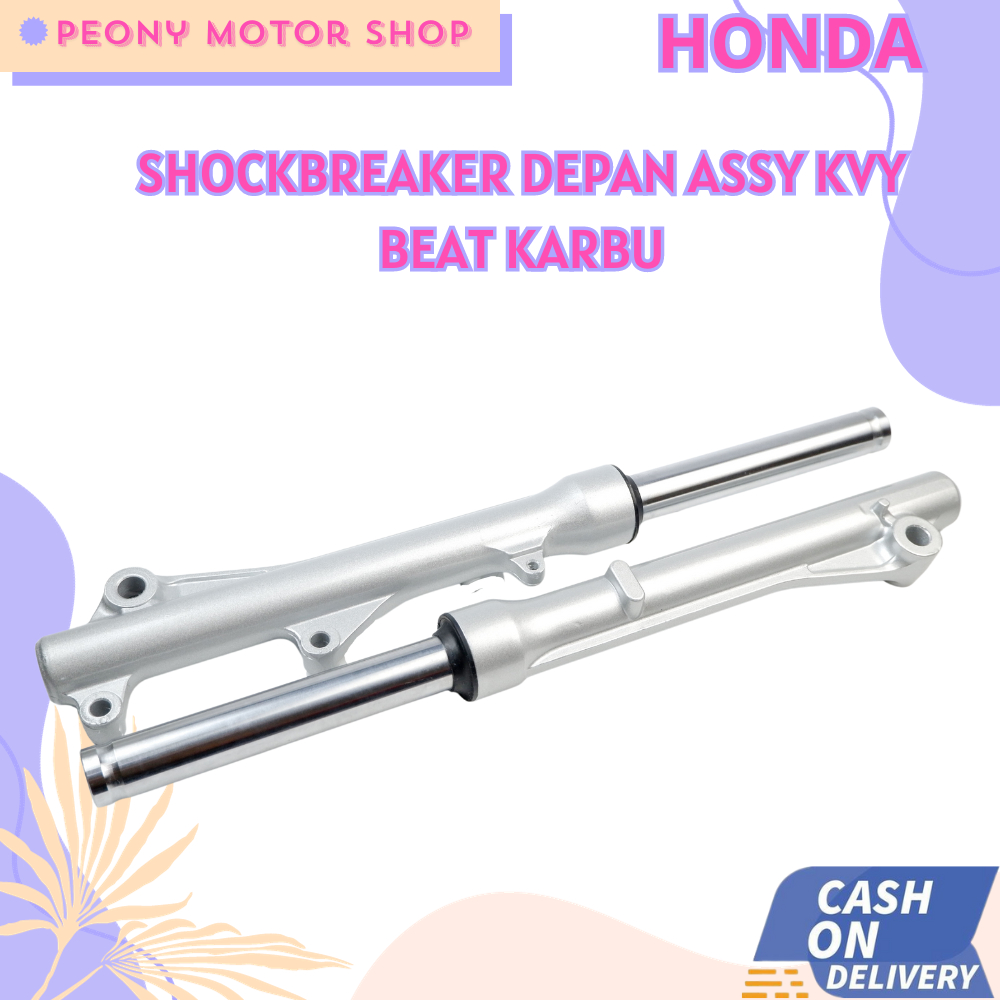 Shockbreaker Depan Assy Honda Beat Karbu / As Shock Depan Plus Tabung Honda Scoopy Karbu, Beat Karbu