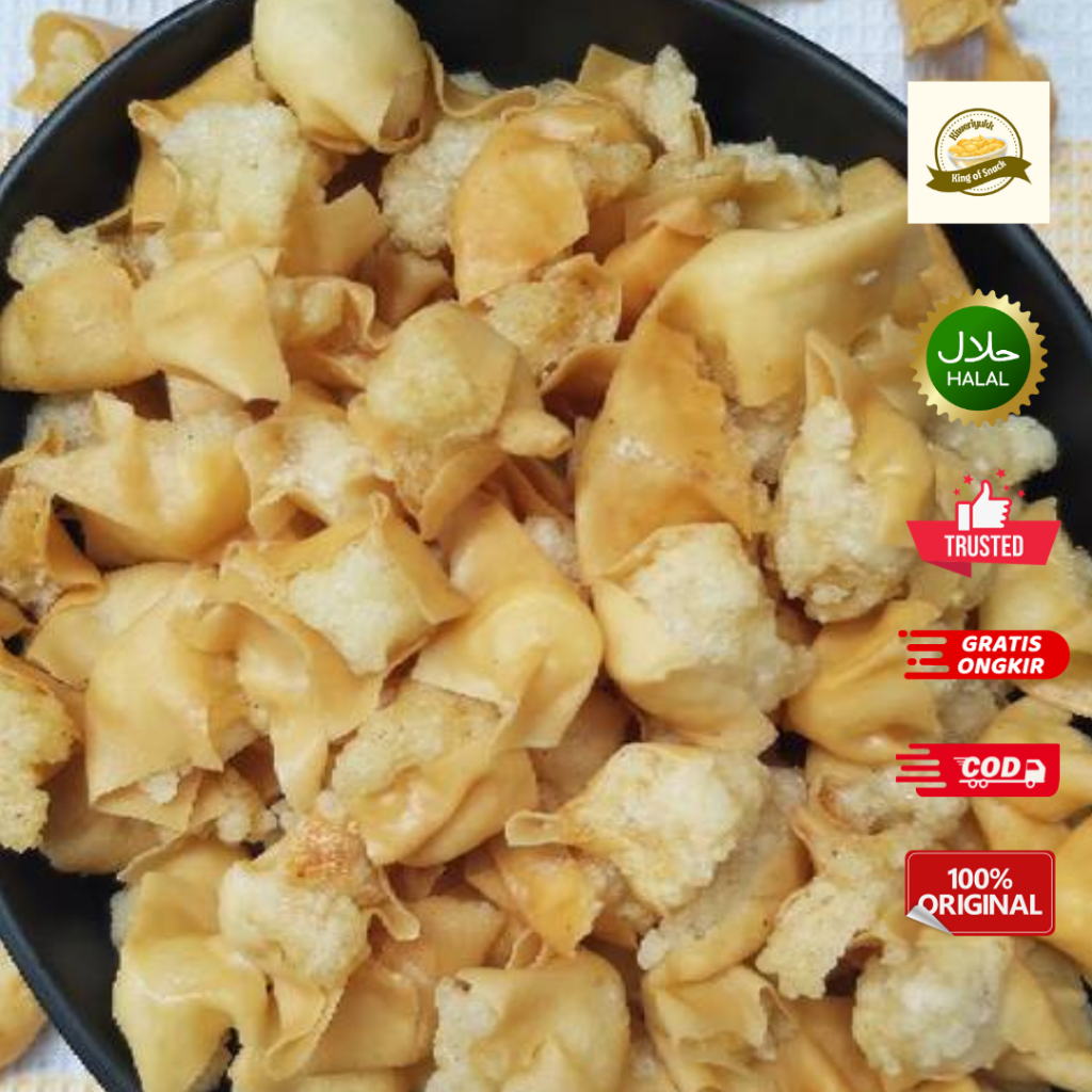 

Kiweriyukk - Paling laris|home made|Siomay mini kering Original toping Seblak Bu AkoyUso Kemasan 90_+ gram
