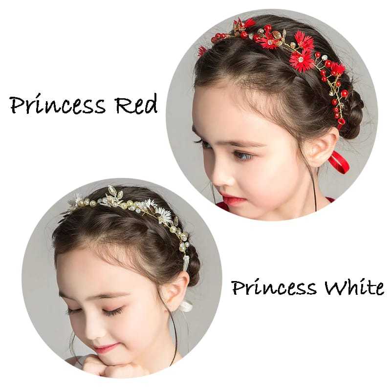 HEADPIECE FLOWER CROWN / HEADPIECE BUNGA MUTIARA