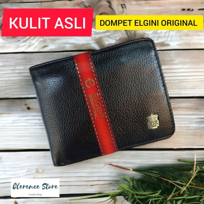 PROMO Dompet Pria Kulit Asli - Dompet Elgini Original  69518
