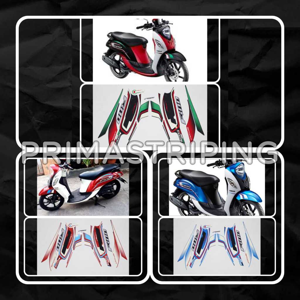 STRIPING STIKER MOTOR FINO FI 2015 TERMURAH