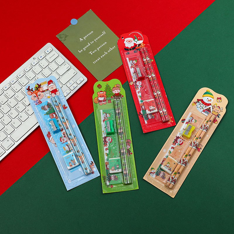 

Set Alat Tulis Natal Kado Anak - Stationery Set Christmas Gift