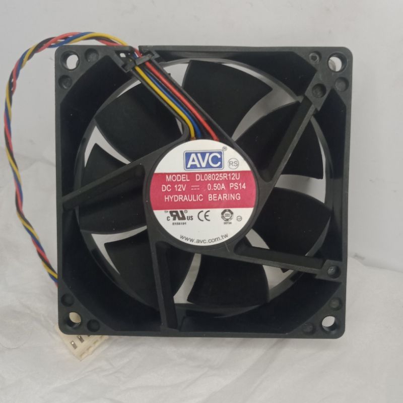 KIPAS HIGH SPEED FAN 8X8CM 0.50A 12V DC